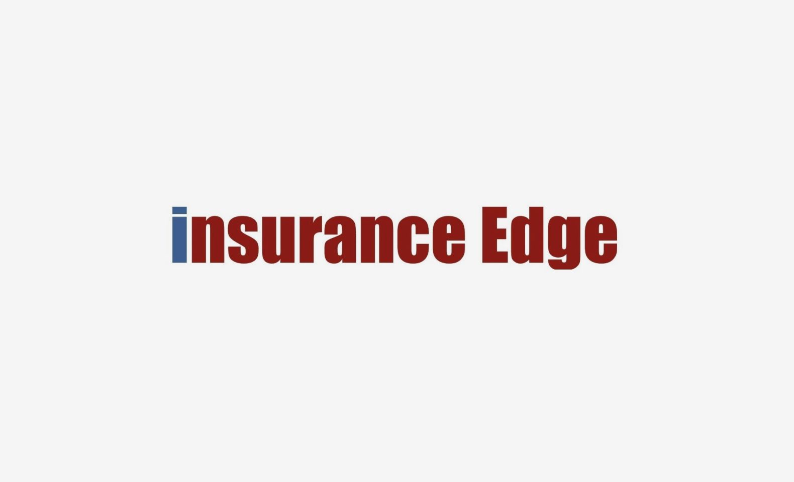 Logo of Insurance Edge with bold red typography and the first letter i in blue highlighting the word 'insurance edge'  on a white background - Neutrinos