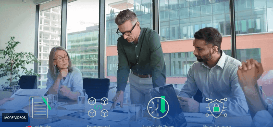 Business team collaborating on digital transformation strategies in modern office – Neutrinos